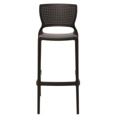 Imagem de Banqueta Tramontina Bar Marrom Em Polipropileno e Fibra