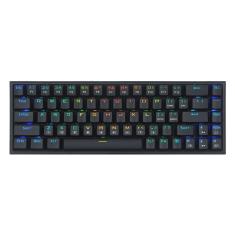 Imagem de Teclado mecanico gamer castor rgb switch blue redragon K631-RGB preto