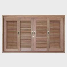 Imagem de Janela de Correr Veneziana Panorâmica Madersilva 120cmx180cmx15cm