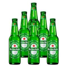 Imagem de Cerveja Heineken Long Neck 330ml 6 Unidades