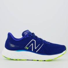Imagem de Tênis New Balance Fresh Foam X Evoz V3 Azul e Verd-Masculino