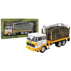 Imagem de Caminhão Fiat 190H Modelo Exclusivo 1/43 Transporta Madeiras - Ixo