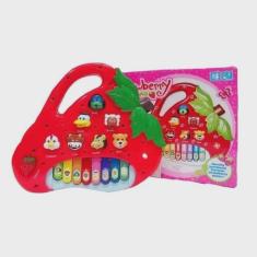 Imagem de Teclado Musical Piano Teclado Infantil Bichos Musical (Moranguinho)