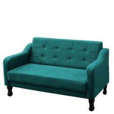 Imagem de Namoradeira Bella 2 Lugares Para Varanda Quarto Suede - Jbf Poltronas