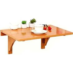 Imagem de Escrivaninha Dobrável Mesa De Cozinha Pequena Mesa Dobrável Para Computador Mesa De Jantar Mesa Dobrável Mesas Montadas Na Parede Para Espaços Pequenos, Complemento Perfeito Para Lavanderia/bar Do