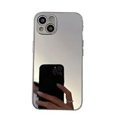 Imagem de Breve capa espelhada prateada dourada para iphone 14 13 12 pro max 11 x xr xs 8p capa traseira dura galvanizada, 1, para iphone 11