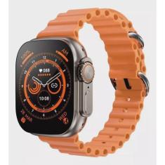 Imagem de Relógio Smartwatch 2 Pulseiras 49M Ultra 9 Gps Siri Nfc Academia Espor