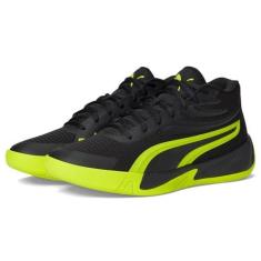 Imagem de PUMA Tênis masculino Court Pro, Puma Preto/Limão elétrico, 38