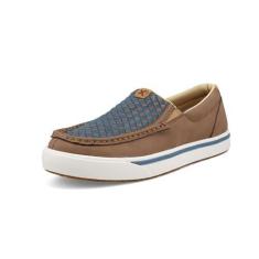 Imagem de Twisted X Tênis masculino sem cadarço, Coco torrado e aço azul, 42