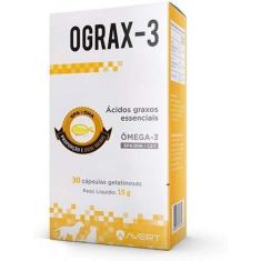 Imagem de Suplemento Avert Ograx-3 para Cães e Gatos - 500mg