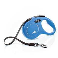 Imagem de FLEXI Coleira Retrátil Clássica Para Cães Flexi Em Azul 40 Cm Small 16 Ft 403227