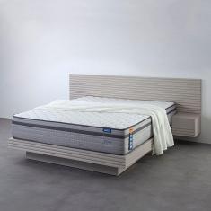 Imagem de Colchão Queen CabeCasa MadeiraMadeira Molas Ensacadas Luna Firm 158x198x31 Cinza/Branco