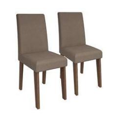 Imagem de Conjunto 2 Cadeiras De Jantar Milena Savana E Pluma Cimol