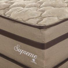 Imagem de Cama Casal Box Supreme 1,38X1,88X0,59 Molas Ensacadas Montreal Tecido poliéster Dourado, Jacquard Tipo Malha Dour