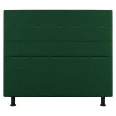 Imagem de Cabeceira Cama Box Casal Queen Size Malik 160cm Suede Verde - Abmaza