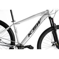 Imagem de Bicicleta Aro 29 Bike Ksw Mtb 12v Marchas K7 11-50 Quadro em Alumínio 6061 (Branco, 15)