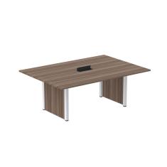 Imagem de Mesa de Reunião 2000x1200 Mrcpb2012pp Walnut/Branco