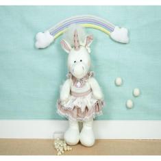 Imagem de Pelucia unicornio para decoração - CKD CONFECÇÕES, Vestido floral novi