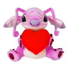 Imagem de Pelúcia Angel de Stitch com Luz e Sons 30cm BR1514 - Multikids
