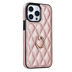 Imagem de Capa de telefone anel leve para iPhone 14 13 Mini 12 11 X XS XR Max SE 2022 8 7 6 6S Capa de couro, rosa, para iPhone 14