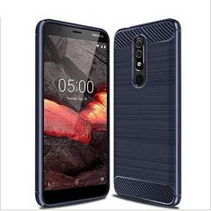 Imagem de Capa para Nokia 5.1, com sensação suave, proteção total, anti-arranhões e impressões digitais + capa de celular resistente a arranhões para Nokia 5.1