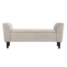 Imagem de Recamier Bau Malibu 1,40m Suede Bege - Inova Decor