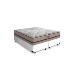 Imagem de Cama Box Super King + Colchão De Molas Ensacadas - Anjos - Classic - 193x203x55cm