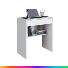 Imagem de Mesa Para Computador com 1 Gaveta Ideal Para Estudar ou Trabalhar Resi