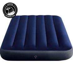 Imagem de Colchão Inflável Solteiro Twin, 99x191x25cm, Azul, até 136kg - Master