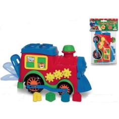 Imagem de Brinquedo Infantil Trenzinho Didático Educativo Bebês e Crianças - Div