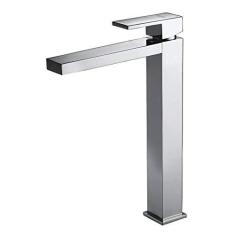 Imagem de Torneira Misturador Monocomando Quadrada Lavatório - Alta