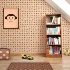 Imagem de Papel de Parede Kids Abelhas e Pote de Mel