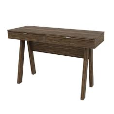 Imagem de Mesa Escrivaninha Para Escritório Home Office Mdp Nogal