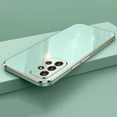 Imagem de Capa de telefone quadrada folheada brilhante para Samsung Galaxy A52 A52s A72 A22 A82 A32 4G 5G A51 A71 M32 Capa protetora de silicone macio, 03, para M32 (4G)