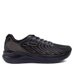 Imagem de Tênis Masculino Olympikus Volcan 2 Preto/Dourado