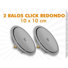 Imagem de Kit 2 Ralo Click Redondo Inteligente Para Piso 10 Cm X 10 Cm