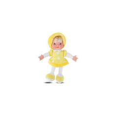 Imagem de Boneca Little Baby Fashion Amarela 28 Cm Antialérgica - Ctx