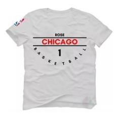 Imagem de Camiseta Derrick Rose Basquete Camisa Nba Chicago Bulls