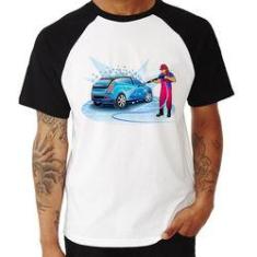 Imagem de Camiseta Raglan Lava Jato Mulher - Foca Na Moda