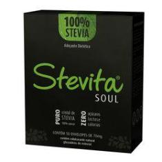 Imagem de Adoçante Dietético Em Pó Stevita Soul (50 Envelopes) - Stevita