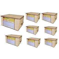 Imagem de Kit 8 Organizador Guarda Roupa Multiuso 60X45X30