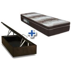 Imagem de Colchão Ortobom Ortopédico Light + Cama Box Baú Solteiro 88