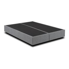 Imagem de Base Sommier Box Bipartido Queen (158x198x25) Kappesberg Cr35173 Cinza