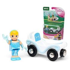 Imagem de Brio - 33322 Disney Princess Cinderela & Wagon 2 Peças de Trem de Brinquedo para Crianças de 3 anos ou mais