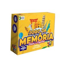 Imagem de Brinquedo Jogo Da Memória Países E Capitais Em Mdf 24 Peças