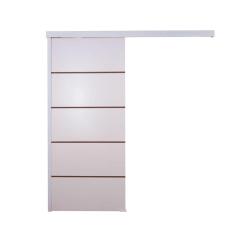 Imagem de Porta De Correr Branco Prime Frisada F03 210x70