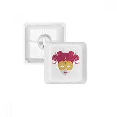 Imagem de Cute Head Happy Carnival of Venice teclado mecânico PBT kit de atualização para jogos