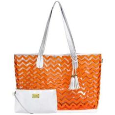 Imagem de Bolsa de Praia Feminina Verão Com Necessaire Maré Fata-Feminino