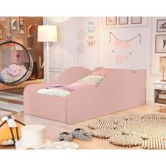 Imagem de Mini Cama Infantil Juvenil Montessoriana Rosa 100% MDF