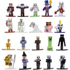 Imagem de Bonecos colecionáveis Nano Metalfigs, pacote com 20, Minecraft Dungeons Wave 4